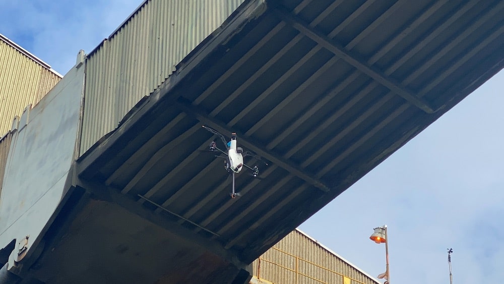 Voliro T drone inspection 